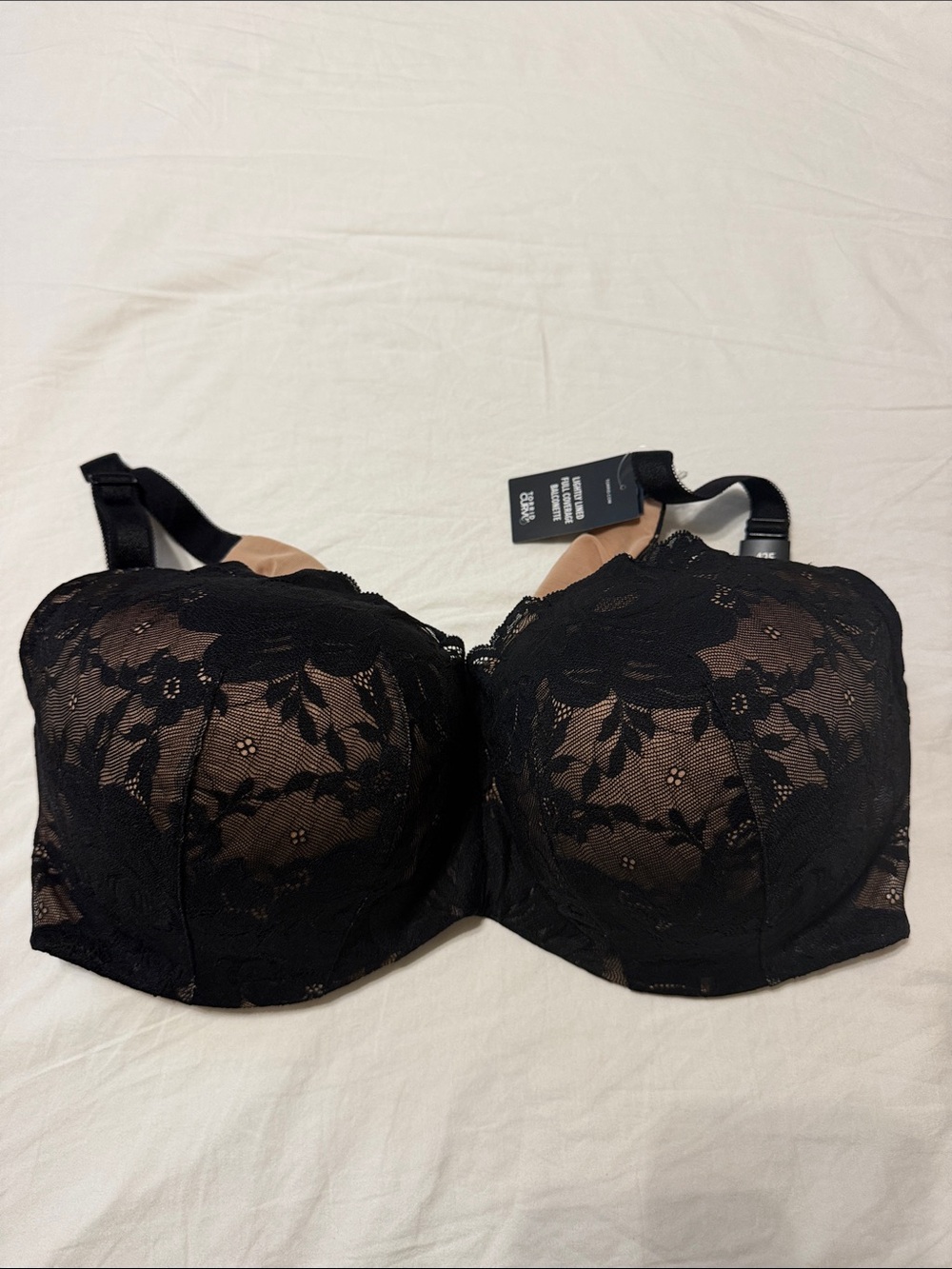 torrid Black Lace Strapless Convertible Bra